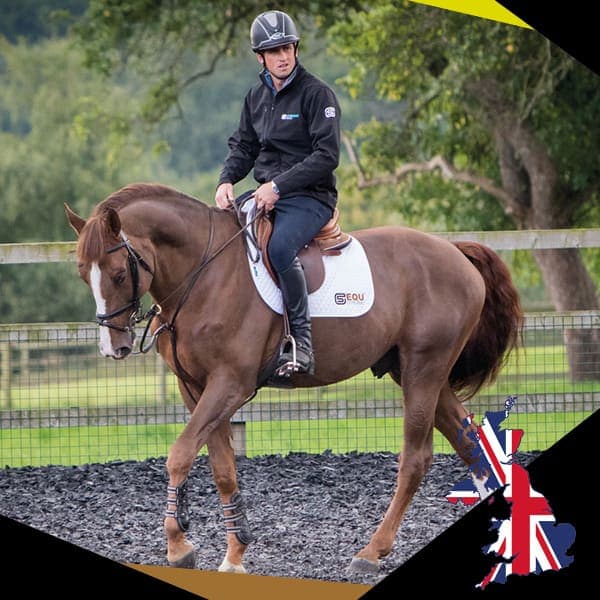 EQU Streamz endorsement page showing riders who use EQU Streamz advanced magnetic bands on their competing horses. Endorsed for joint care and wellbeing and for use both pre and post exercise. Showjumping, dressage, eventing, barrel racing, hacking.