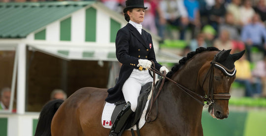Belinda Trussell is an international elite Dressage professional who endorses equ streamz magnetic therapy horse bands